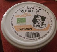 Le p'tit riz au lait