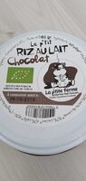 Le p'tit riz au lait chocolat