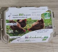 6 oeufs bio