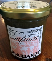 Confiture artisanale de rhubarbe