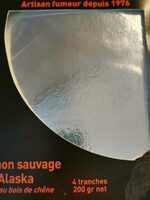 Saumon sauvage Alaska fumé au bois de chêne