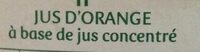 Jus d'orange