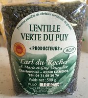 Lentille verte du Puy