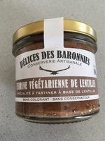 Terrine Végétarienne De Lentilles Délices Des Baronnies