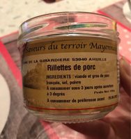 Rillettes de porc