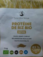 Protéine de riz bio
