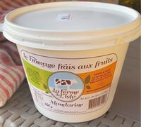 Le fromage frais aux fruits