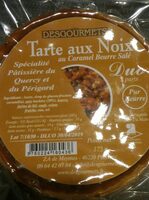 Tarte aux noix au caramel beurre salé