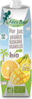 Pur jus Orange banane Mangue Bio
