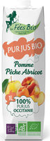 Pur jus bio Pomme Pêche Abricot
