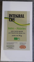 Intégral Cru Dattes-Pistache