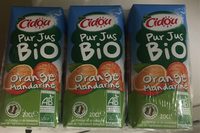 Pur jus bio orange mandarine