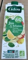 Jus et infusion pomme/citron menthe