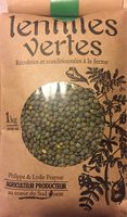 Lentilles vertes