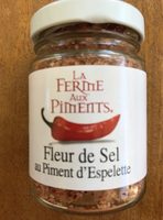 Fleur de sel au piment d'Espelette