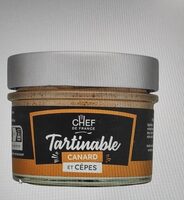 Tartinable Canard Cèpes