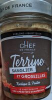 Terribe de sanglier et groseille
