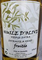 Huile d'olive vierge extra