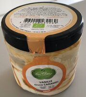 Glace vanille sauce caramel