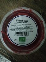 Framboise sorbet plein fruit
