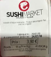 Salade d algue wakame