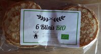 Blinis bio au levain de froment