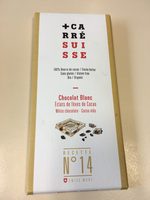 Recette n°14 - Chocolat blanc éclats de fèves de cacao