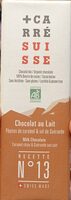 Chocolat au lait pépites de caramel et sel de guérande