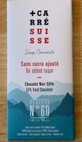 Chocolat Noir 55% sans sucre ajouté