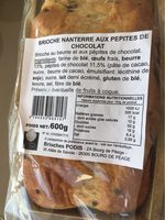 Brioche aux pépites de chocolat