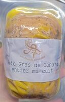 Foie gras de canard gras mi-cuit nature sous vide