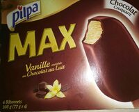 Vanille enrobee au chocolat au lait MAX