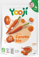 Purée surgelée de carotte bio lisse pour bébé dès 4 mois
