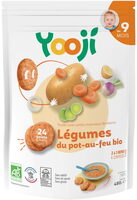 Purée surgelée de pot-au-feu bio avec petits morceaux fondants pour bébé dès 9 mois