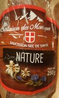Saucisson sec de Savoie nature