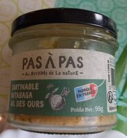 Tartinable rutabaga ail des ours