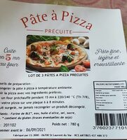 Pâte à  pizza precuite