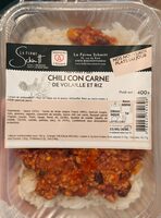 Chili con carne de volaille et riz