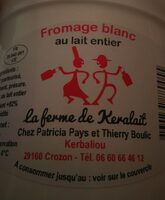 Fromage blanc au lait entiet