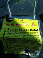 Sandwich poulet salade halal
