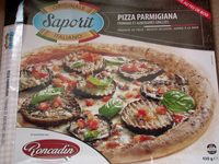 Pizza Parmigiana fromage et aubergines grillées