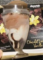 Glace chocolat liégeois vanille