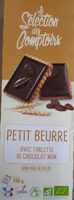 Petit beurre avec tablette de chocolat noir bio