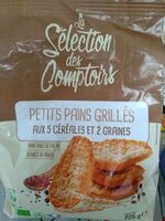 Petits pains grillés aux 5 céréales et 2 graines
