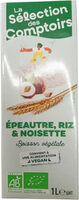 Boisson végétale épeautre, riz & noisette
