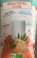 Boisson végéale d'avoine