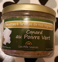 Canard au poivre vert