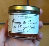 Terrine de canard au magret fumé