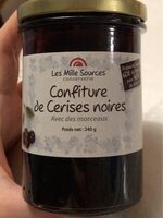 Confiture de cerises noires