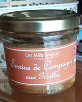 Terrine de campagne aux girolles